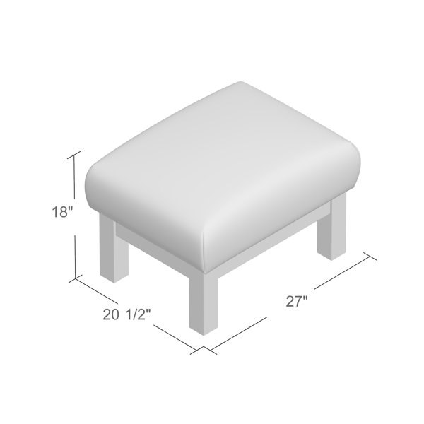 Three Posts™ Encinal Upholstered Armchair with Ottoman & Reviews Wayfair